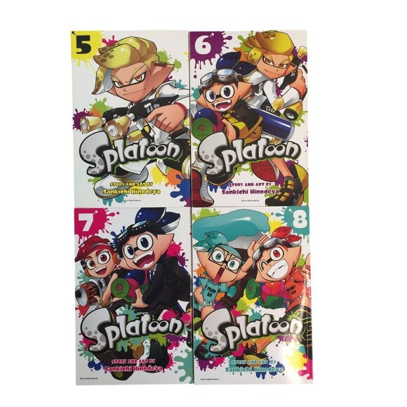 Splatoon Book Series #1-12 by Sankiehi Hinodeya Manga Comic English - Picture 6 of 9